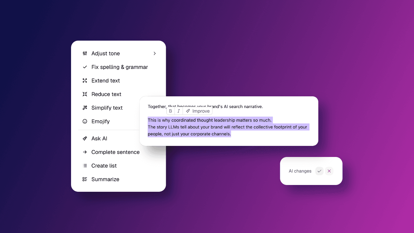 ⚡ NEW in Heyoo: AI Text Edit Shortcuts
