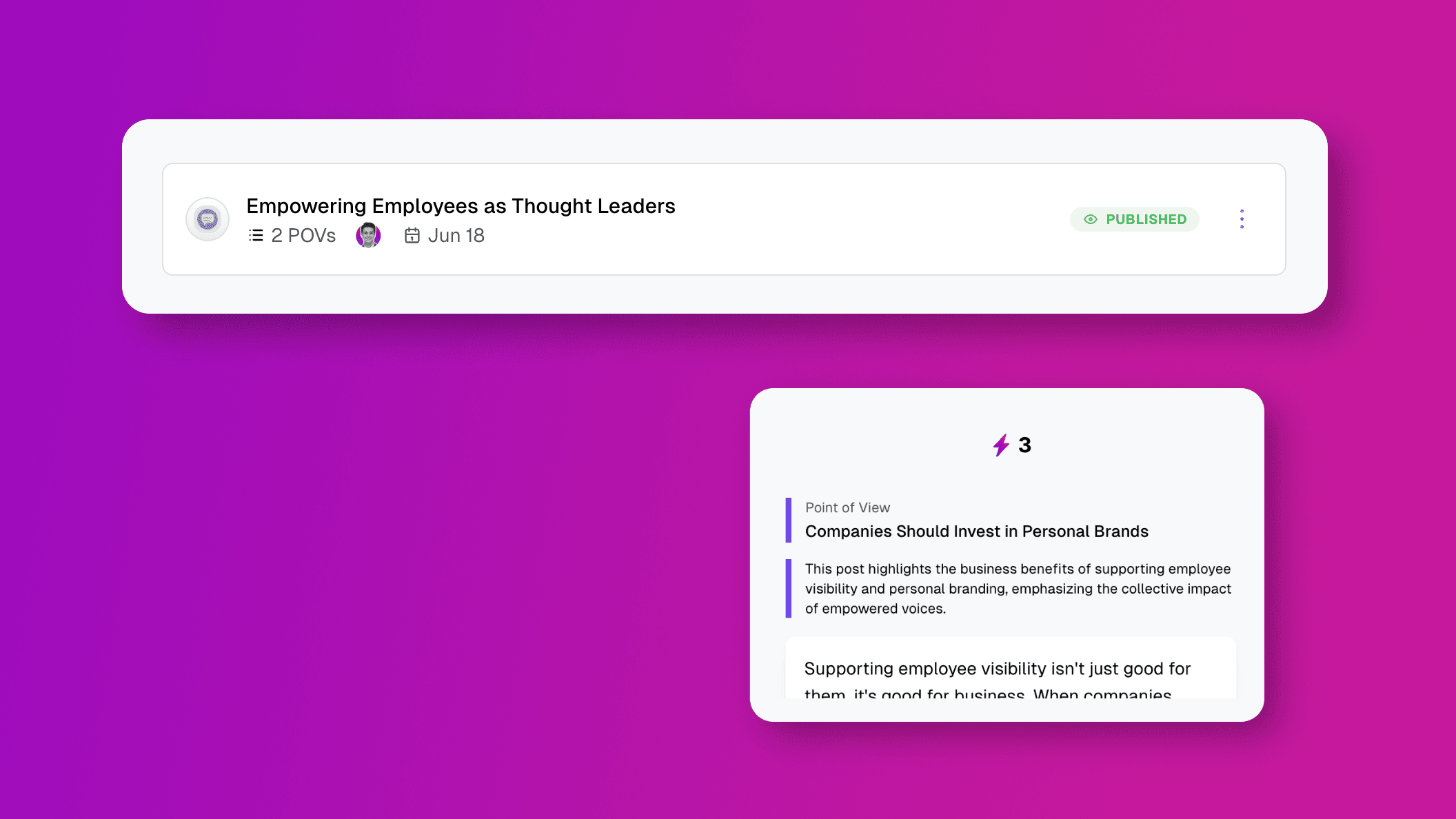✨ NEW in Heyoo: Content Pillars & Points of View (POVs)